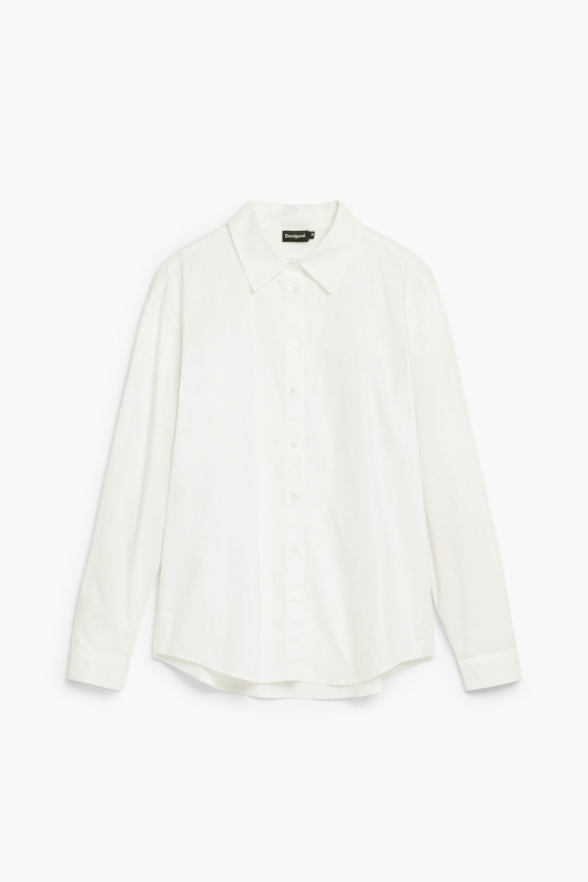 CAMASA ALBA CU VESTA TRICOT