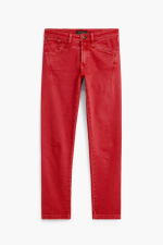 PANTALONI DENIM ROSII