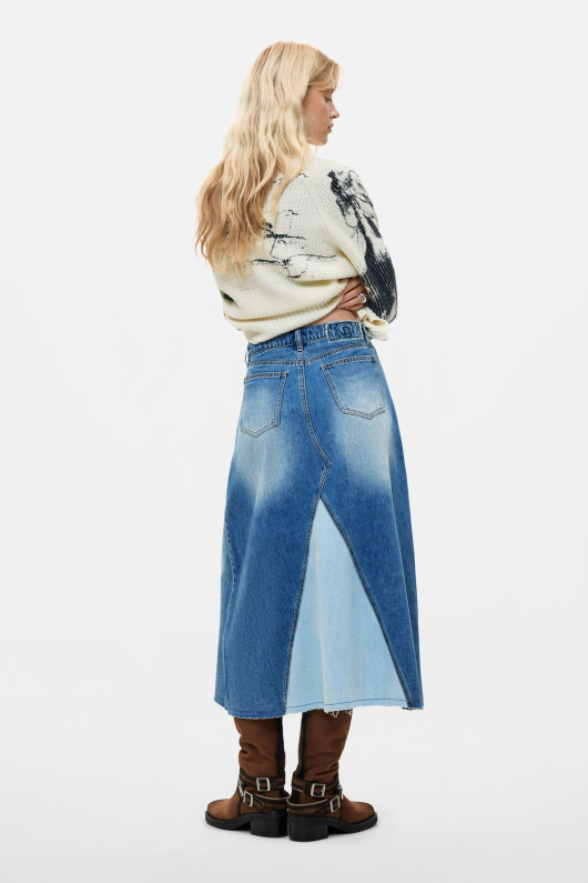 FUSTA MIDI DIN DENIM