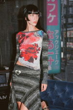 BLUZA CU PRINT FLORAL