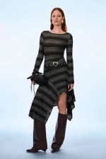 Rochie midi asimetrica
