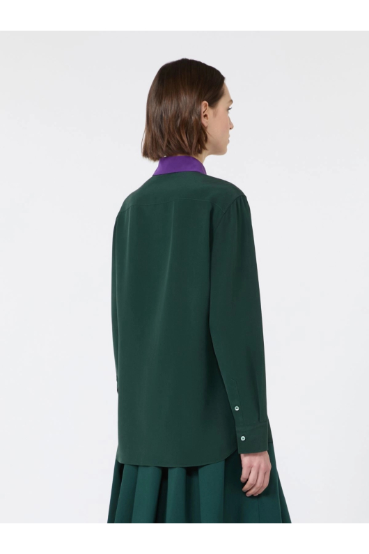 CAMASA VERDE DIN MATASE