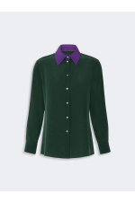 CAMASA VERDE DIN MATASE