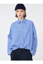 CAMASA NAVY CU PRINT IN DUNGI