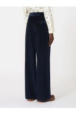 Pantaloni raiati bleumarine
