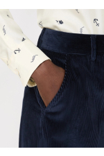 Pantaloni raiati bleumarine