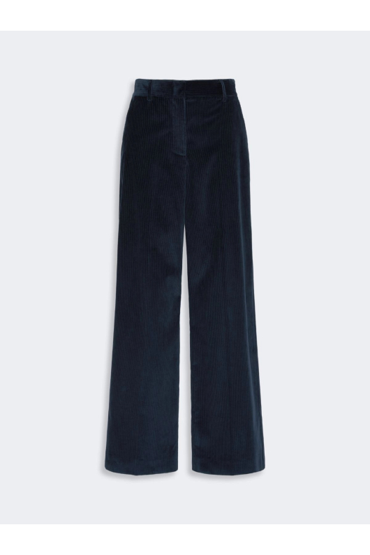 Pantaloni raiati bleumarine