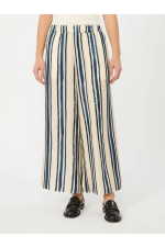 PANTALONI DIN MATASE CU PRINT IN DUNGI