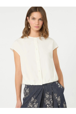 BLUZA ALBA DIN BUMBAC