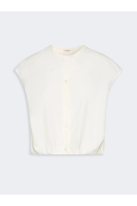 BLUZA ALBA DIN BUMBAC
