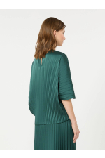 BLUZA VERDE IN PLIURI
