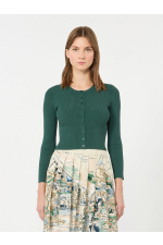 CARDIGAN VERDE CROPPED
