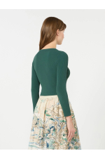 CARDIGAN VERDE CROPPED