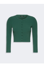 CARDIGAN VERDE CROPPED
