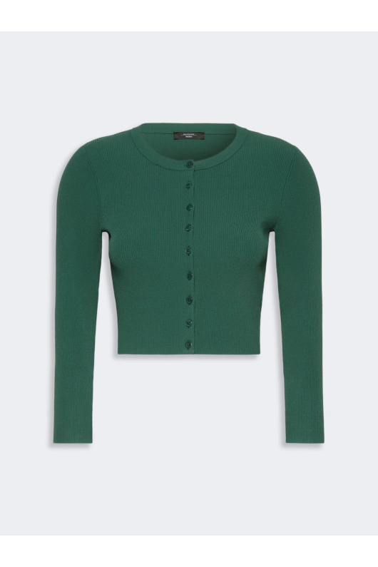 CARDIGAN VERDE CROPPED