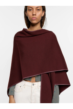 PONCHO BORDO