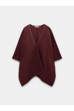 PONCHO BORDO