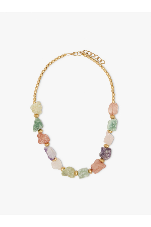 COLIER CU PIETRE MULTICOLORE