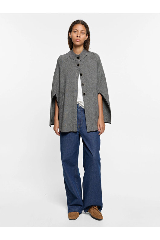 PONCHO GRI