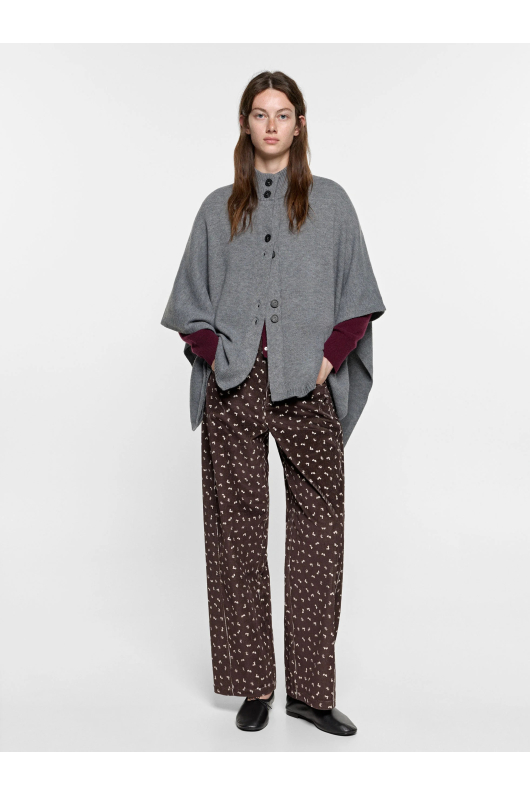 PONCHO GRI