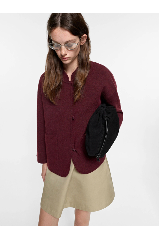 CARDIGAN BORDO