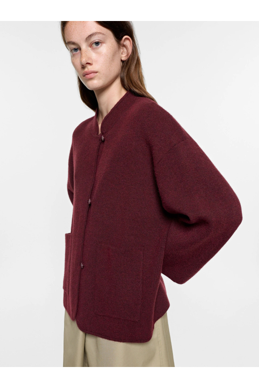CARDIGAN BORDO