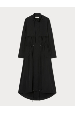 TRENCH NEGRU DIN TAFTA