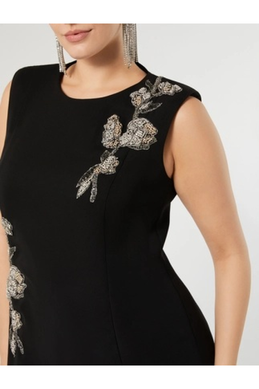 ROCHIE NEAGRA BRODATA