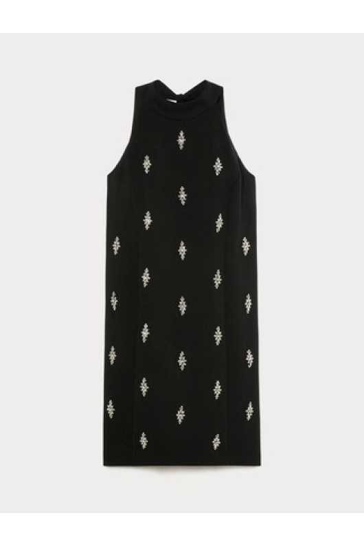 ROCHIE NEAGRA BRODATA