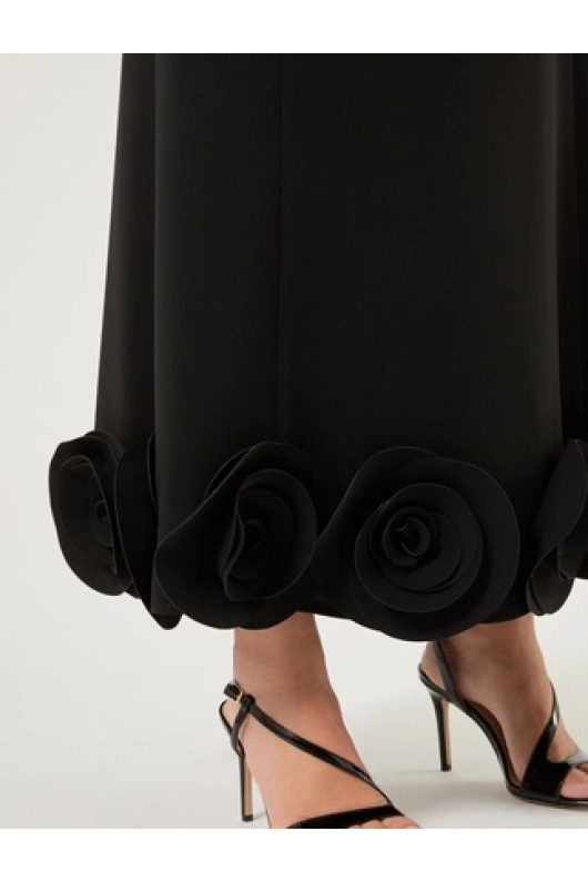 ROCHIE NEAGRA CU TRANDAFIRI