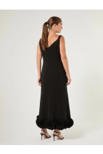 ROCHIE NEAGRA CU TRANDAFIRI