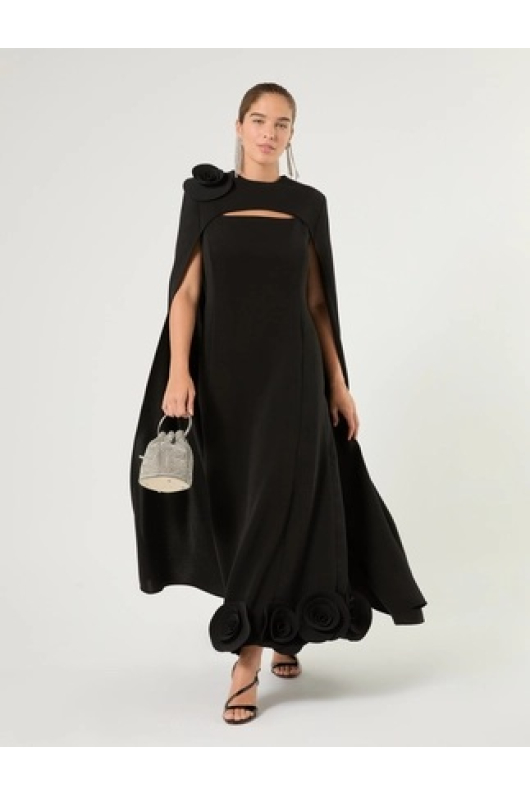 ROCHIE NEAGRA CU TRANDAFIRI
