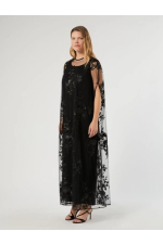 ROCHIE NEAGRA DIN TUL BRODAT