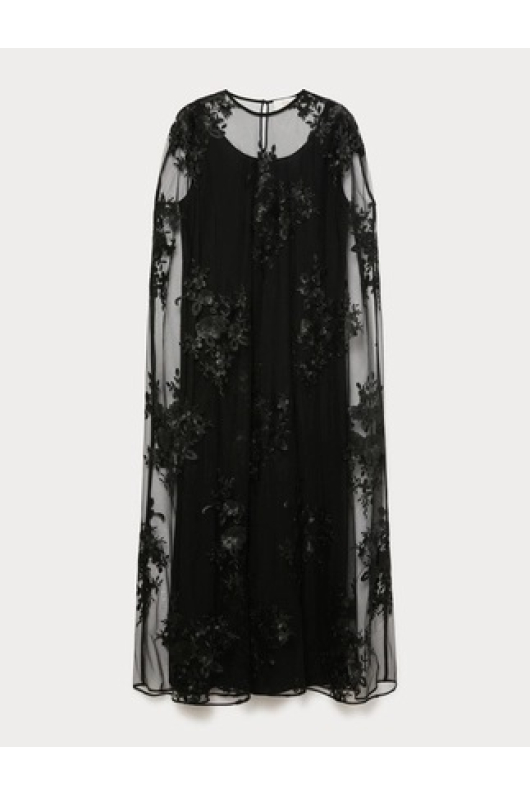 ROCHIE NEAGRA DIN TUL BRODAT