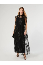 ROCHIE NEAGRA DIN TUL BRODAT
