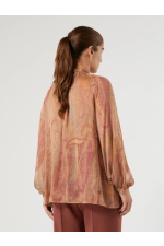 BLUZA DIN MATASE CU PRINT