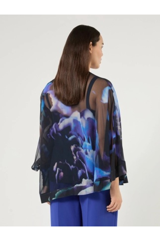 BLUZA DIN MATASE CU PRINT