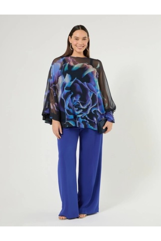 BLUZA DIN MATASE CU PRINT