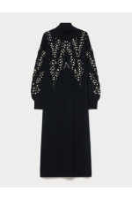 ROCHIE TRICOTATA CU PERLE