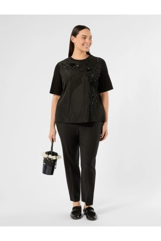 TRICOU NEGRU CU PIETRE