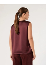 TOP SATINAT CU DANTELA