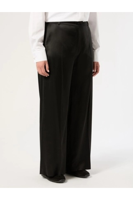 PANTALONI NEGRI SATINATI