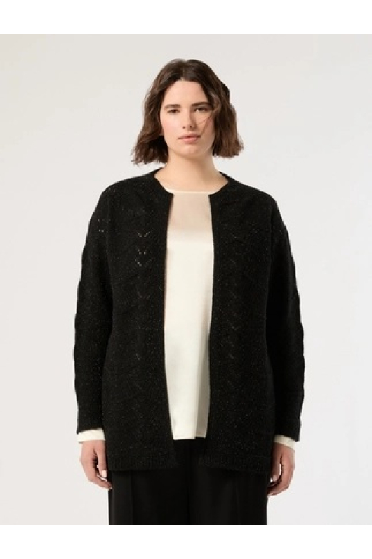 CARDIGAN NEGRU TRICOTAT