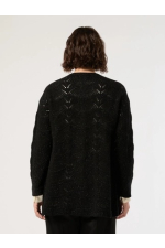 CARDIGAN NEGRU TRICOTAT