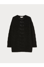 CARDIGAN NEGRU TRICOTAT