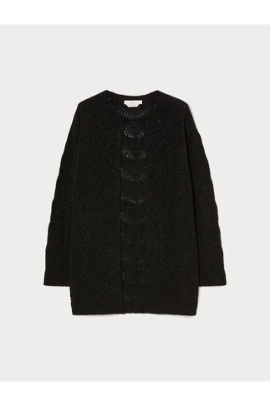 CARDIGAN NEGRU TRICOTAT