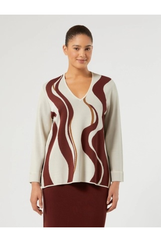 PULOVER CU PRINT