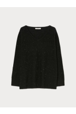 PULOVER NEGRU CU PAIETE