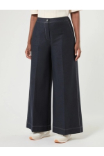 PANTALONI DIN JERSEU CU ASPECT DE DENIM