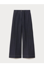 PANTALONI DIN JERSEU CU ASPECT DE DENIM
